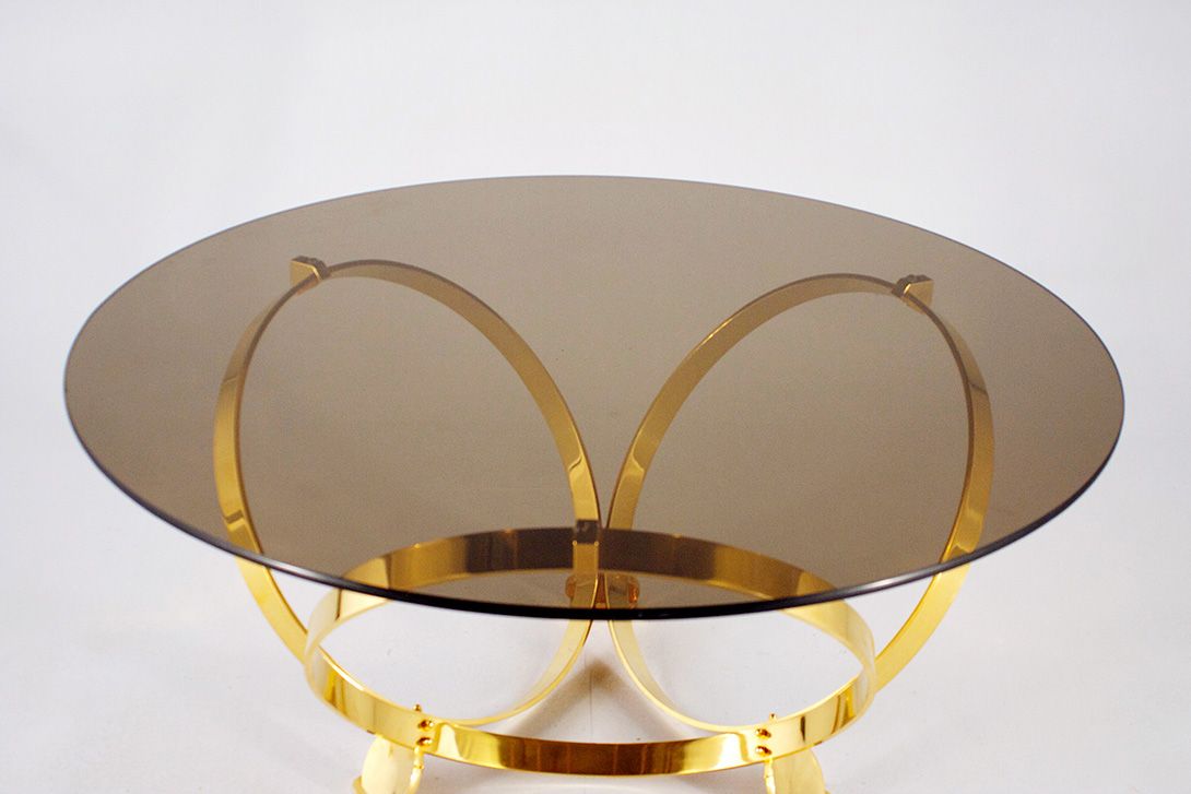 Foto Knut Hesterberg Brass Coffee Table 1966 h53x110