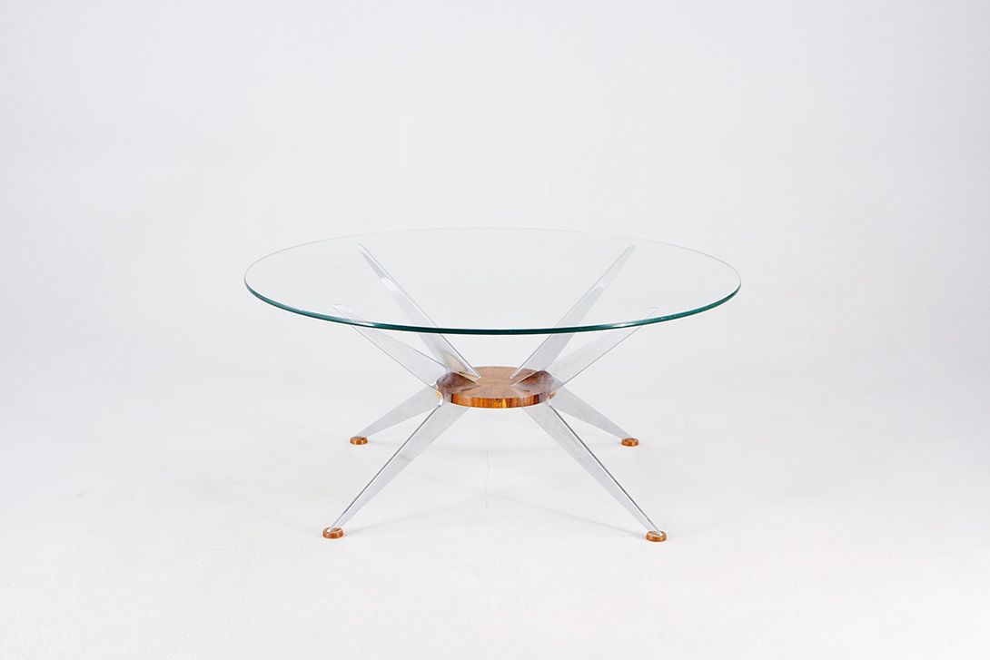 Foto Glass Coffee Table h47x100