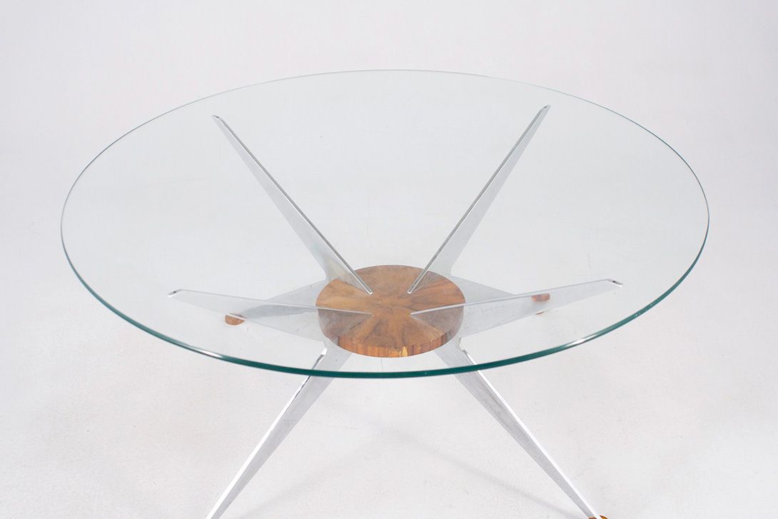 Foto Glass Coffee Table h47x100