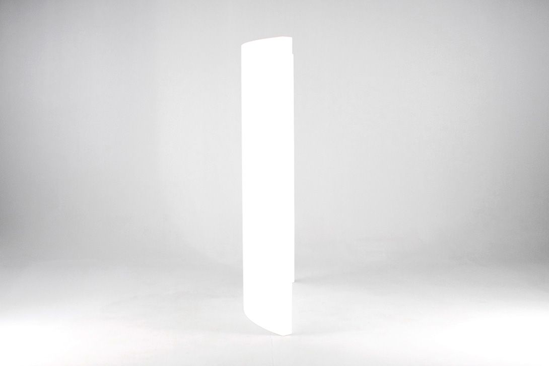 Foto Small Radial Room Divider White Acryl 160cm //
