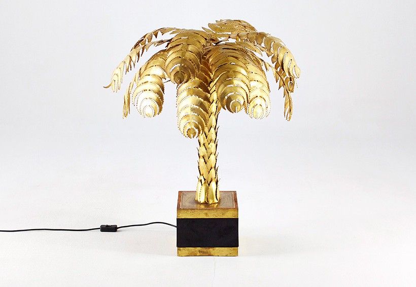 Foto Maison Jansen Palm Lamp h84
