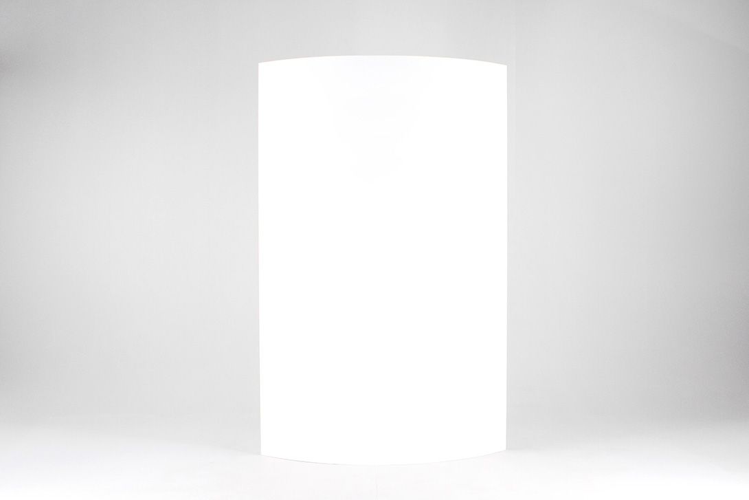 Foto Big Radial Room Divider White Acryl h205x130x6 //