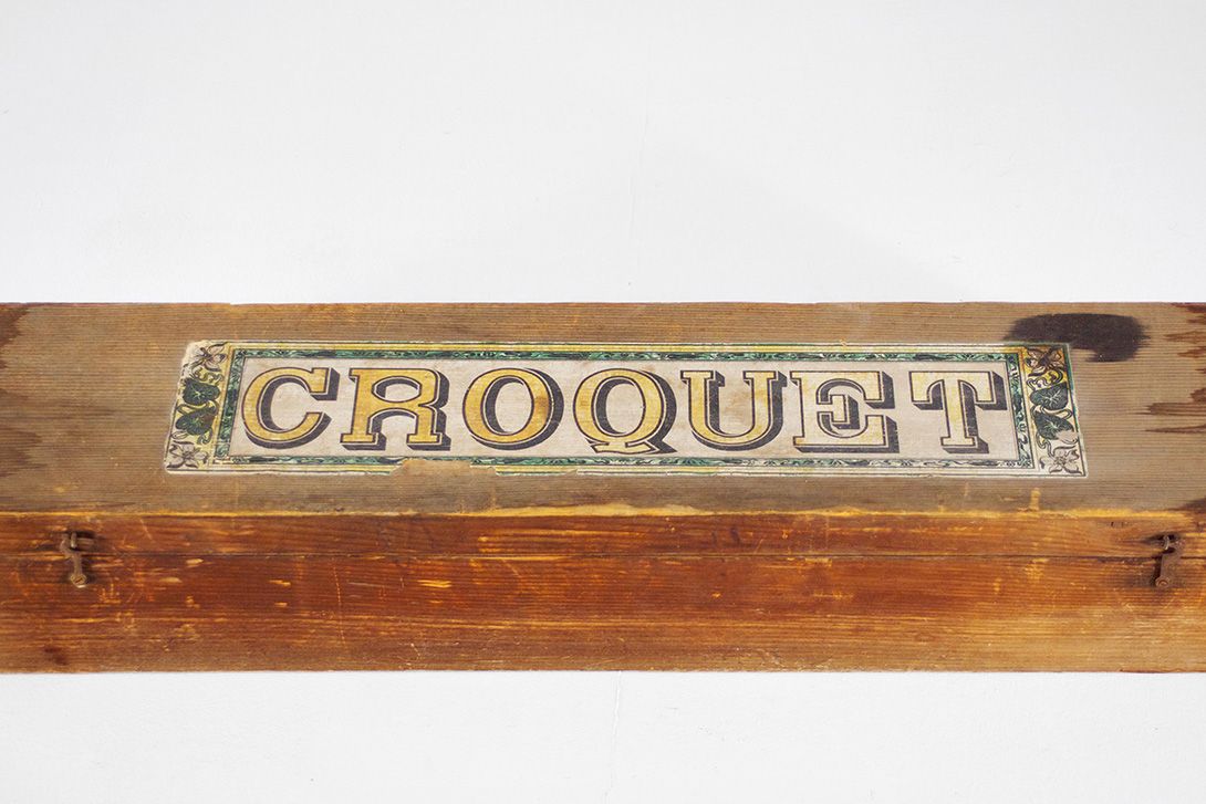 Foto Wooden Case Croquet h14x20x87