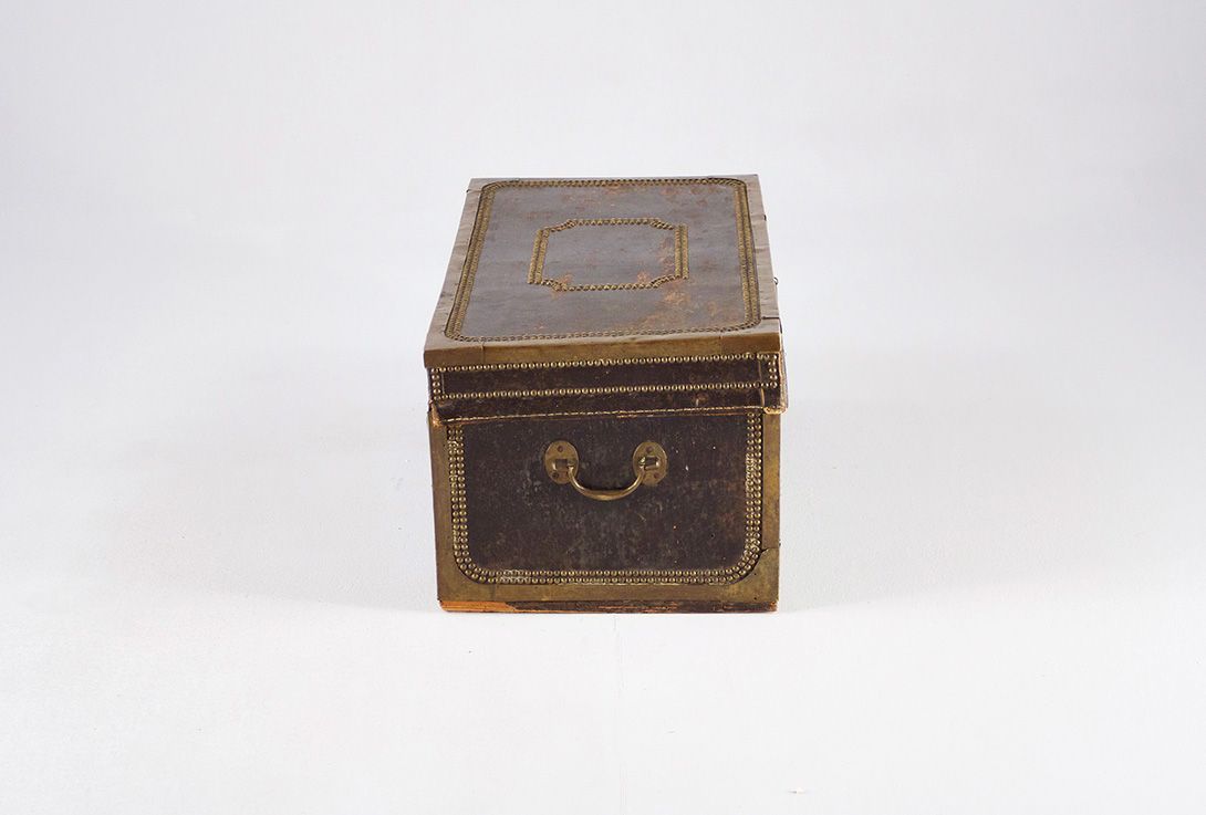 Foto Lockable Leather Case for Riches Scotland 1860 h33x80x40