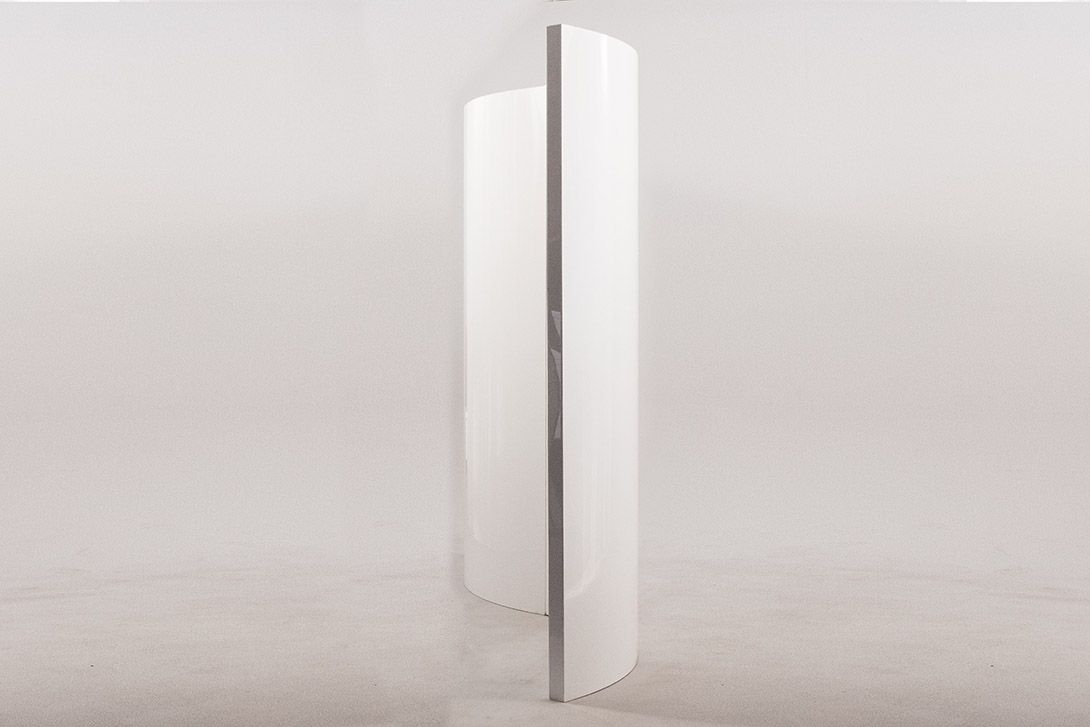 Foto Big Radial Room Divider White Acryl h205x130x6 //