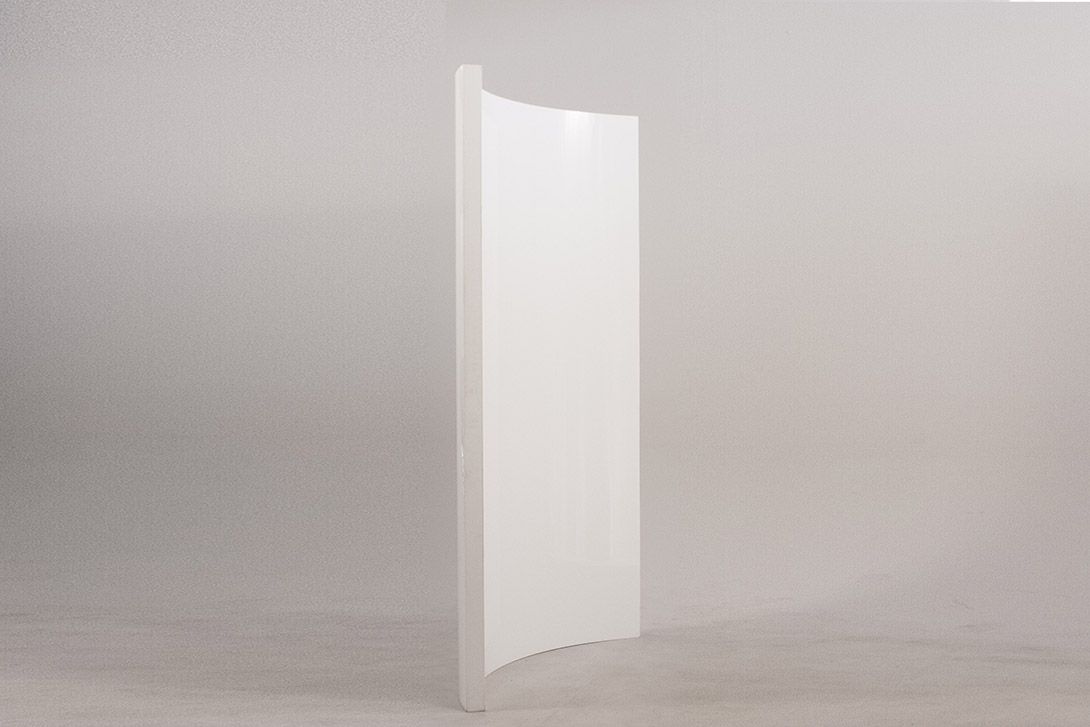 Foto Big Radial Room Divider White Acryl h205x130x6 //