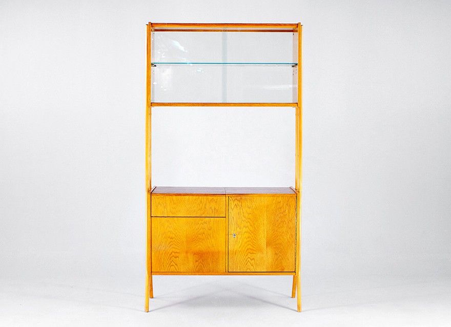 Foto Czech Cabinet Showcase Room Divider 1958