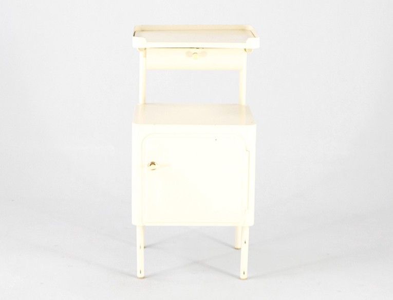 Foto Metal Cupboard Hospital Night Stand h80x38x40