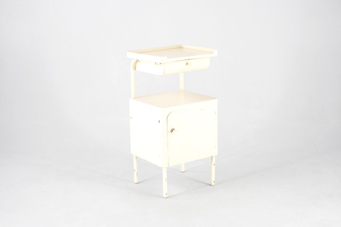 Foto Metal Cupboard Hospital Night Stand h80x38x40