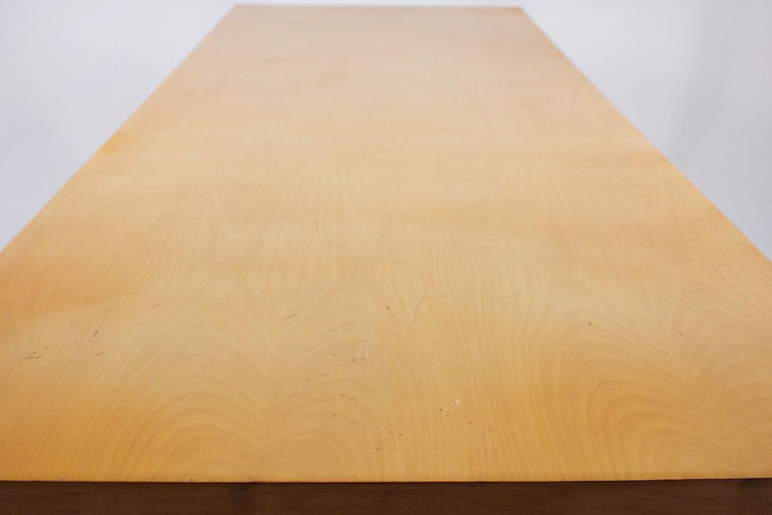 Foto Very Long Beechwood Dining Table 1955 h79x300x90 //