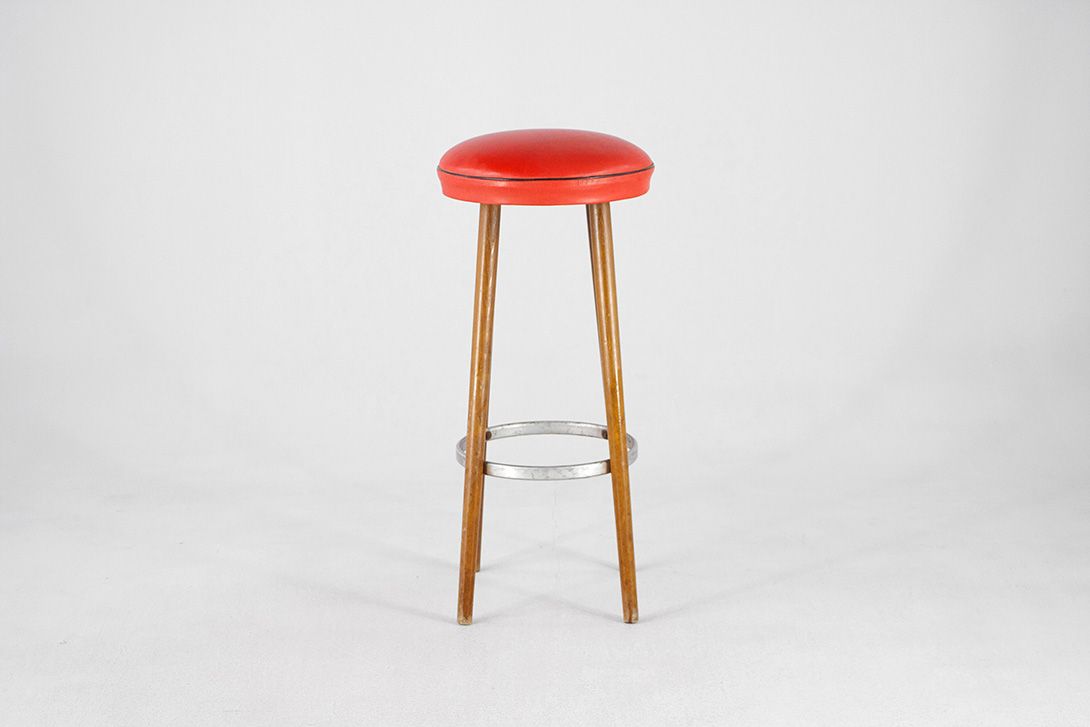 Foto Wood Bar Stool 1955