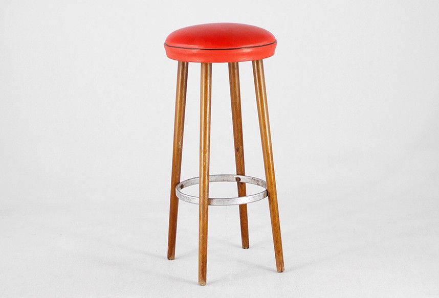 Foto Wood Bar Stool 1955
