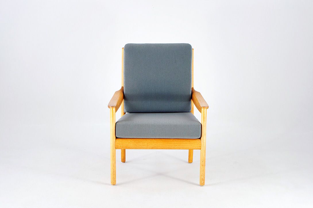 Foto Modern Armchair Beech Sweden 1961