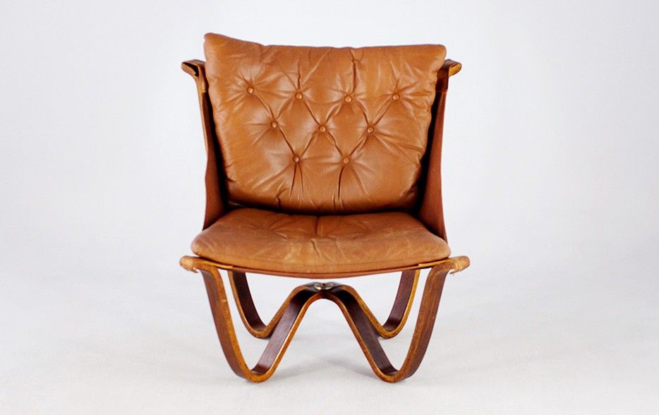 Foto Armchair Leather on Plywood 1969