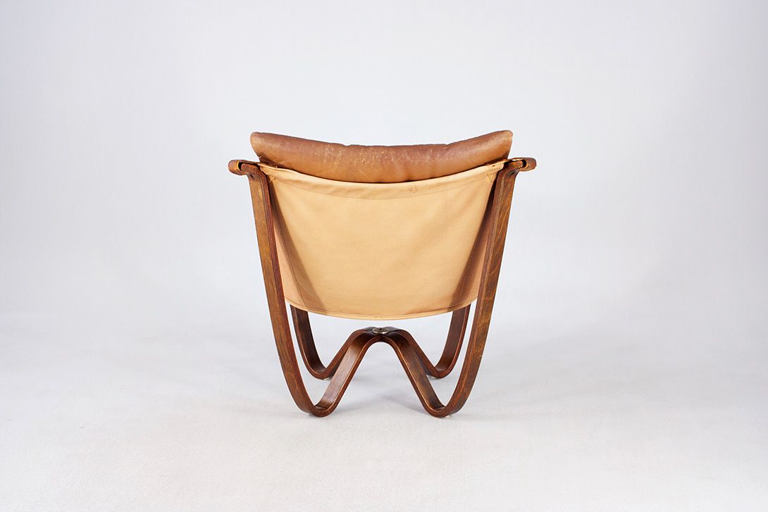Foto Armchair Leather on Plywood 1969