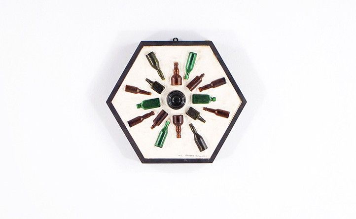 Foto Octagonal Wall Lamp Bottles h45