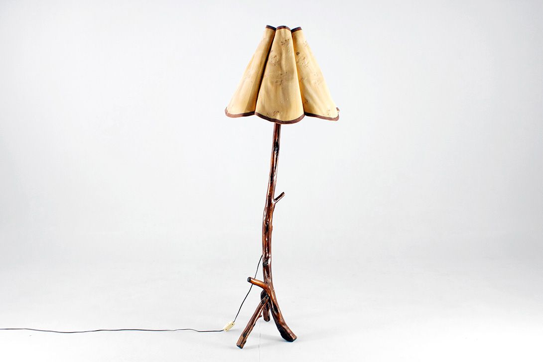Foto Floor Lamp Wood h165 G1