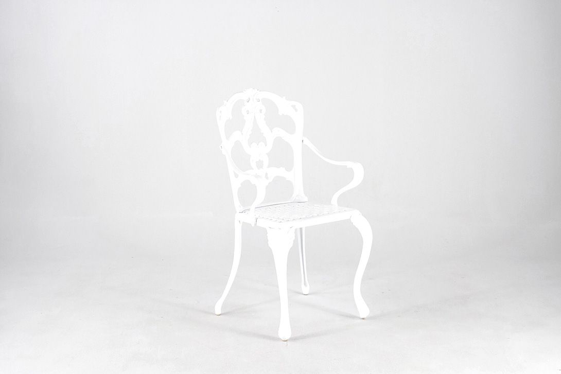 Foto English Metal Braided Garden Chair 1900