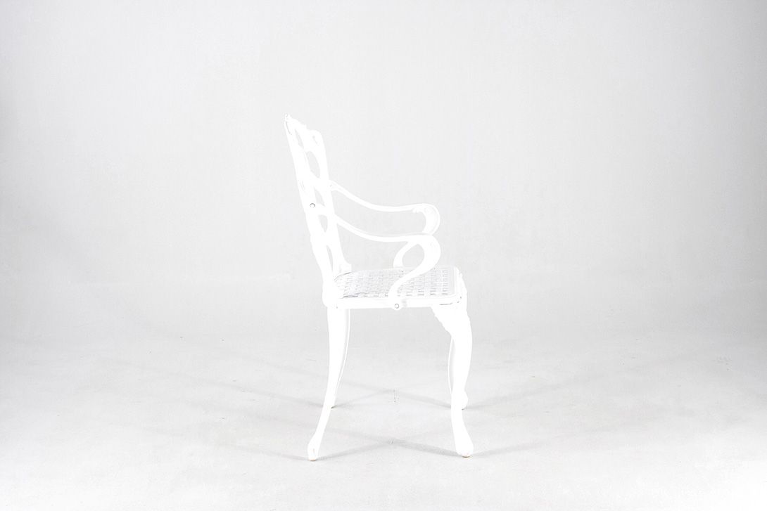 Foto English Metal Braided Garden Chair 1900