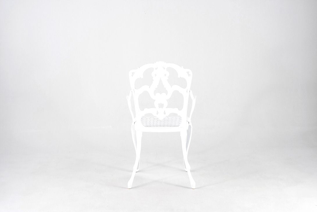Foto English Metal Braided Garden Chair 1900