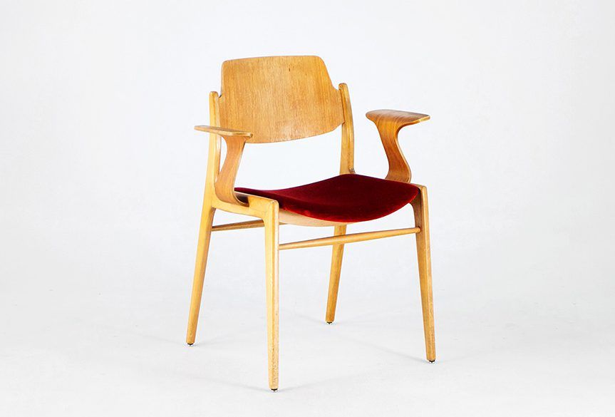 Foto Rare Armchair by Hartmut Lohmeyer for Wilkhahn