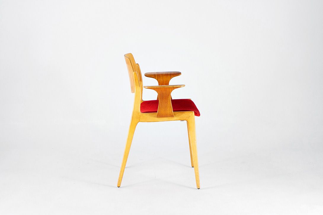 Foto Rare Armchair by Hartmut Lohmeyer for Wilkhahn