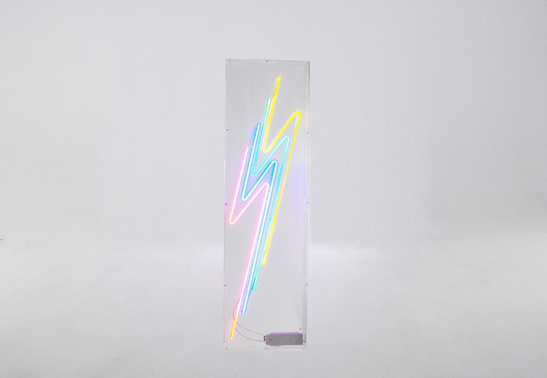 Foto New Wave Neon Sign Punk Style 1983 h180 //