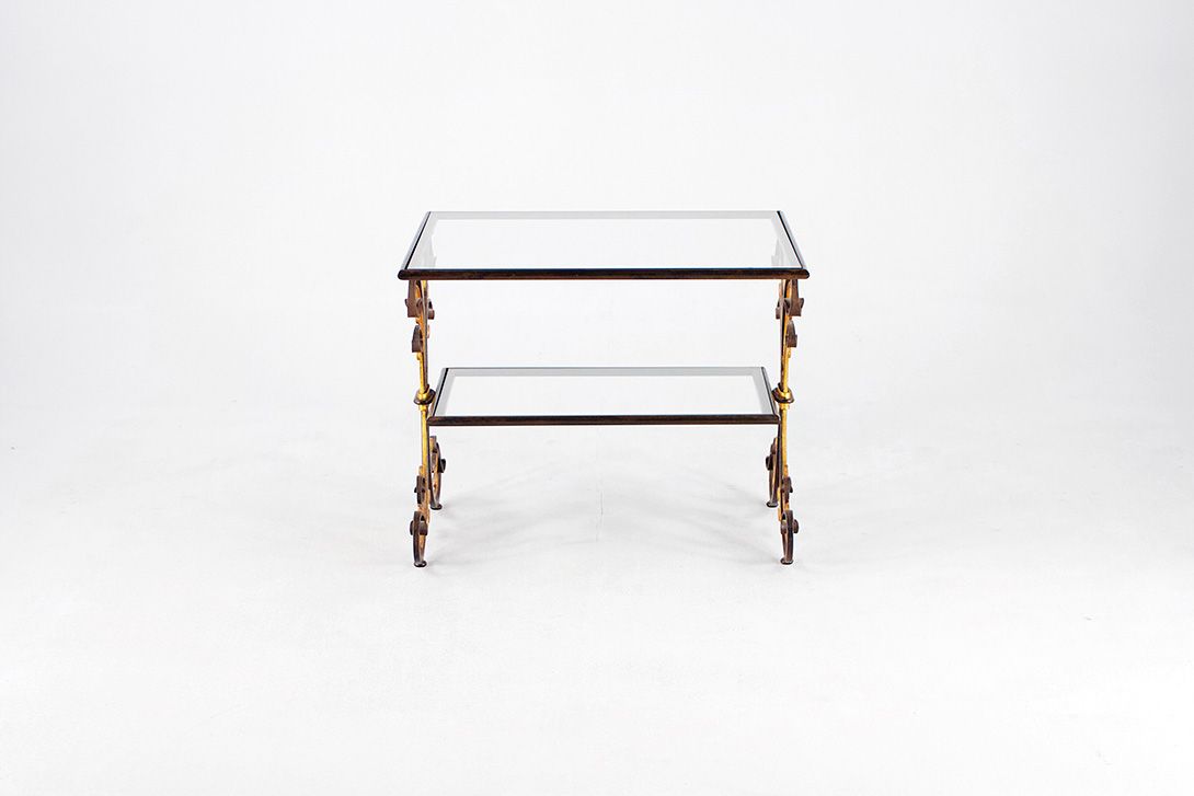 Foto Coffee Table Brass h53x55x64