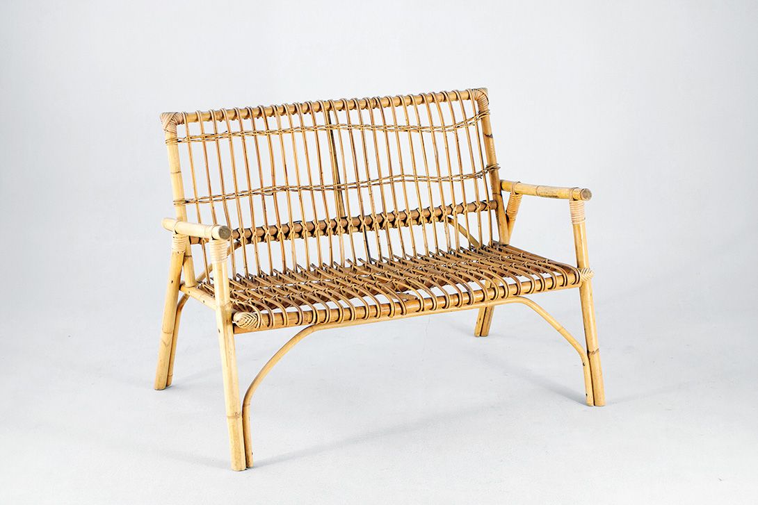 Foto Patio Bench Bamboo 1967