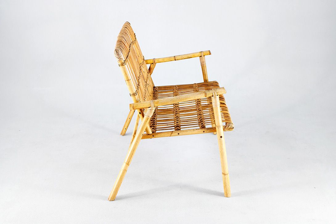 Foto Patio Bench Bamboo 1967