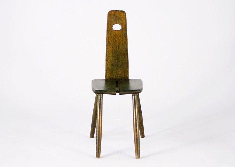 Foto Green Wooden Chair