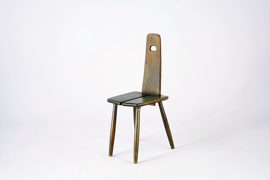 Foto Green Wooden Chair