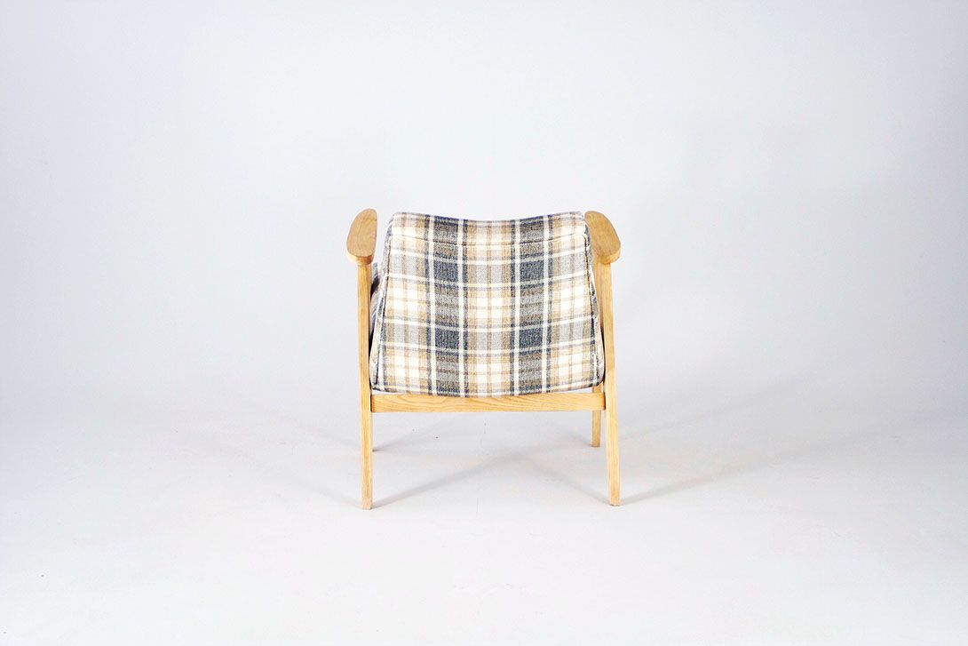 Foto Armchair with Squared Pattern Poland 1959