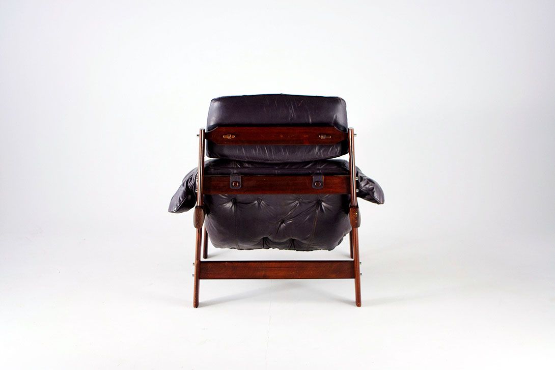 Foto Brazilian Armchair Percival Lafer Dark Brown 1964