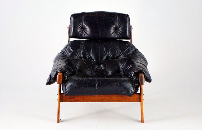 Foto Brazilian Armchair Percival Lafer Light Brown 1964