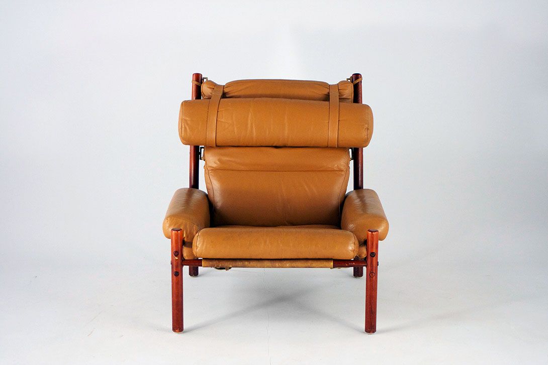 Foto Leather Inca Armchair Cognac 1963 Arne Norell