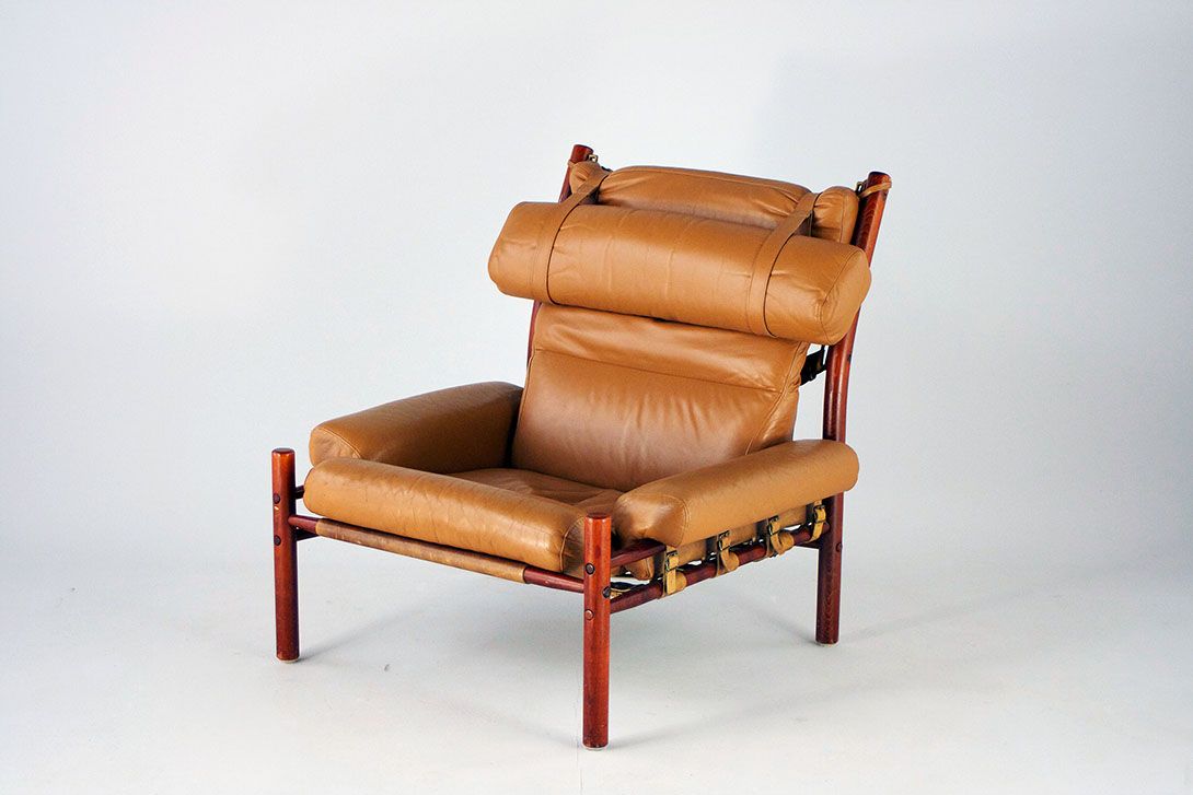 Foto Leather Inca Armchair Cognac 1963 Arne Norell