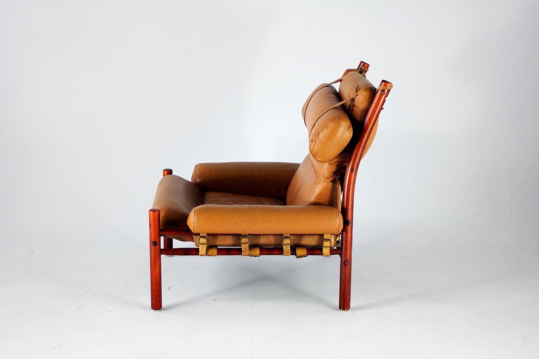 Foto Leather Inca Armchair Cognac 1963 Arne Norell