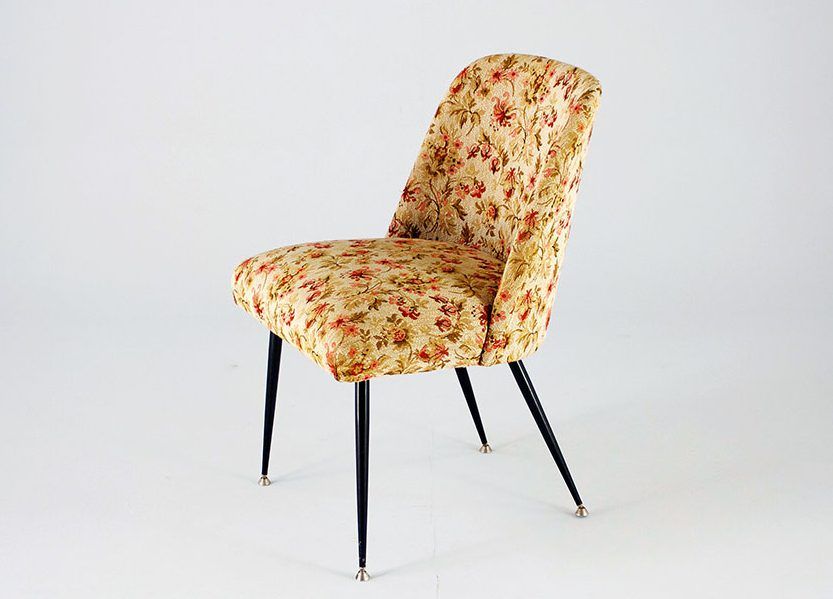 Foto Cocktail Chair with Flowers GDR 1955