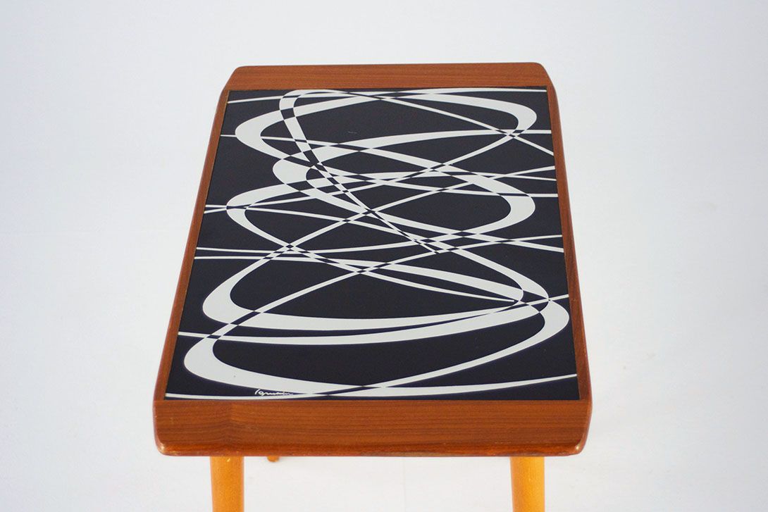Foto Mid-Century Side Table h50x36x61