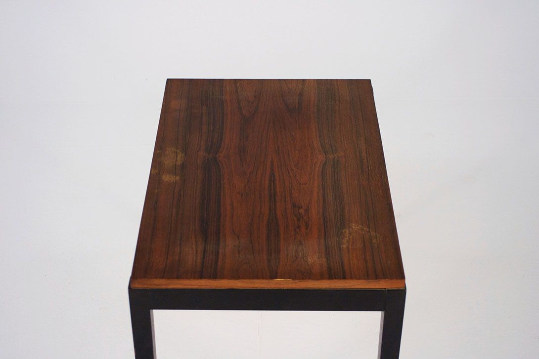 Foto Side Table Pali black Steel on Wheels 1961 h42x41x62