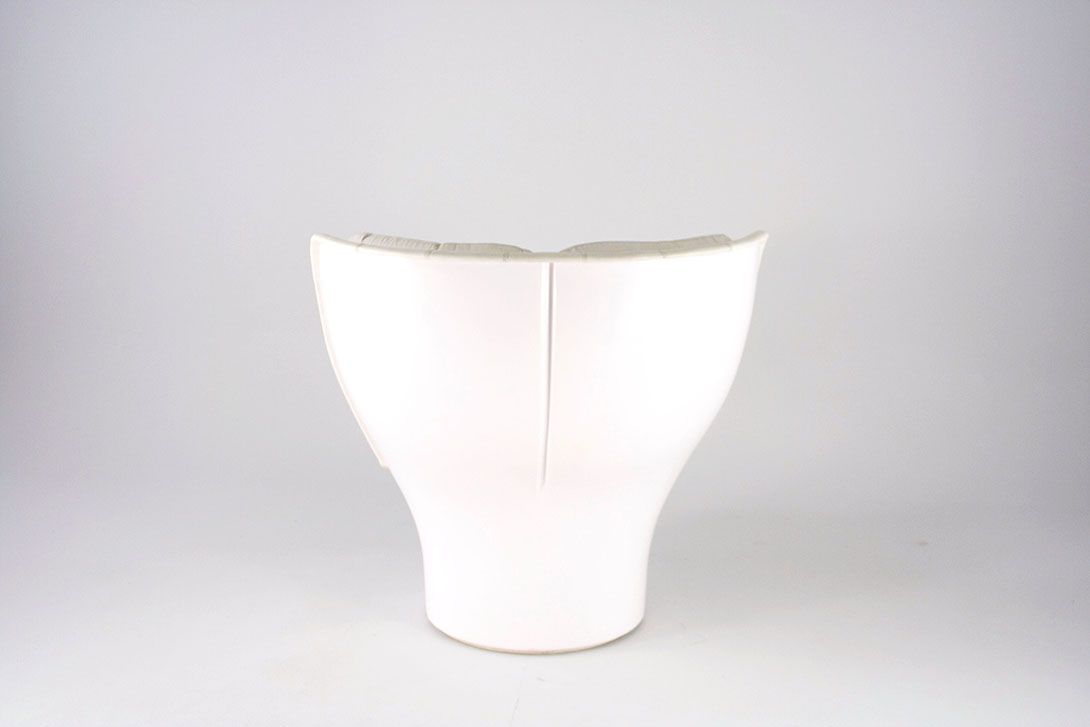 Foto Joe Colombo White Elda Comfort Chair 1965