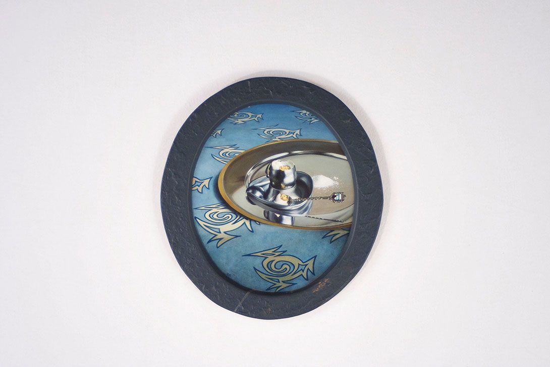 Foto Oil Painting Still Life Egg h60x55 28A13