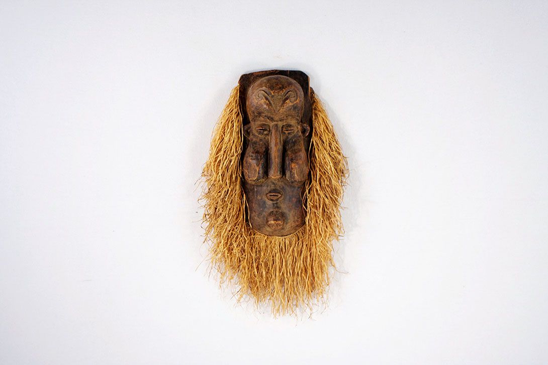Foto Polynesian Ritual Mask 1923