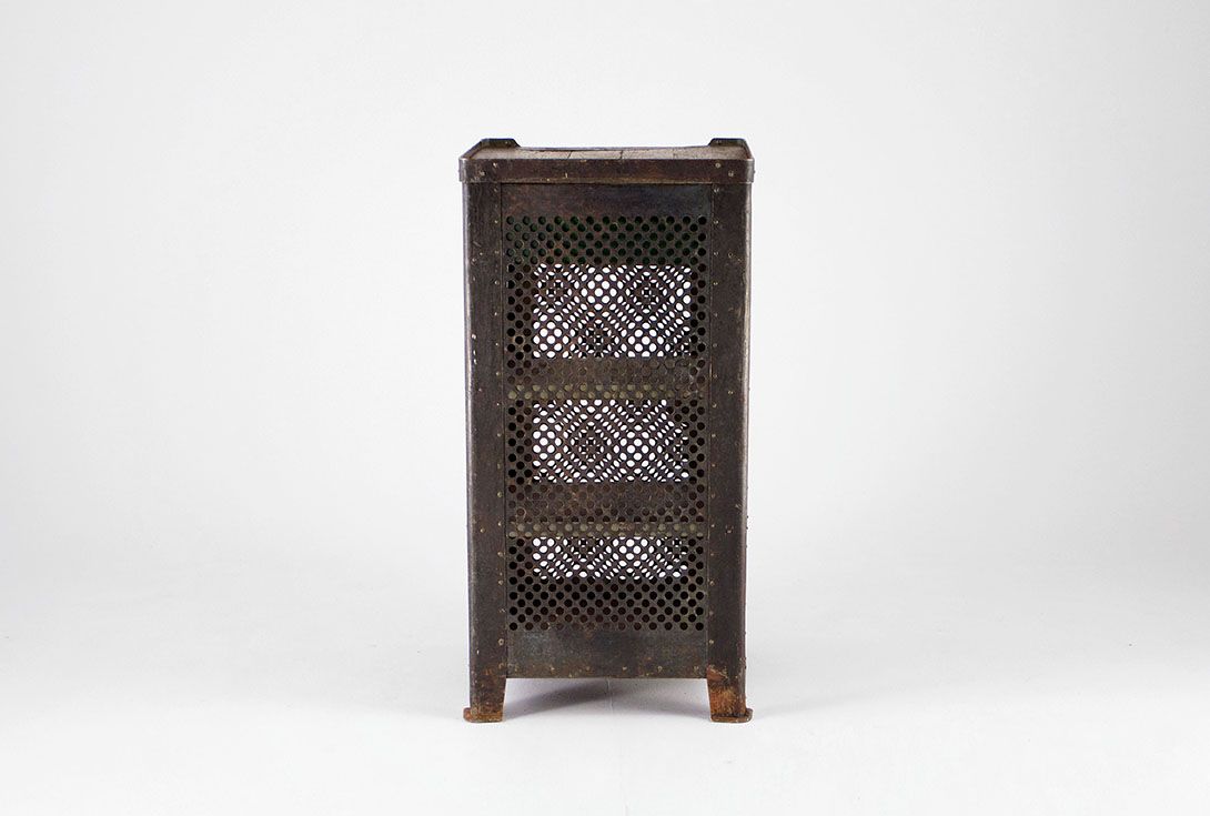 Foto Old Industrial ROWAC Metal Cabinet h100x50x50