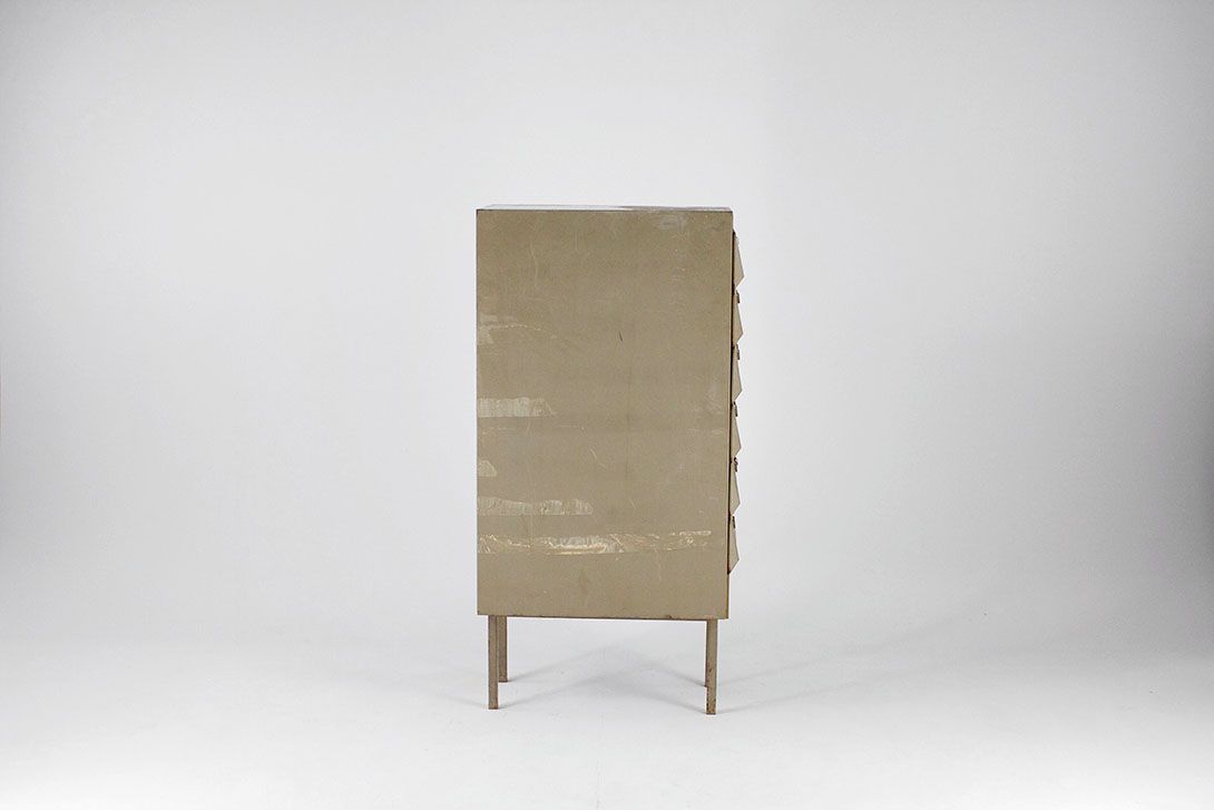 Foto High Metal Drawer Cabinet  Olivetti 1955