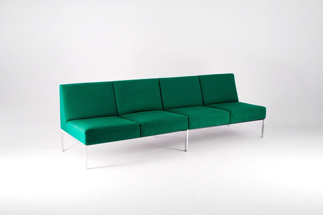 Foto Green Modern Modular Sofa (Four-Seater) by Mauser h74x244x70