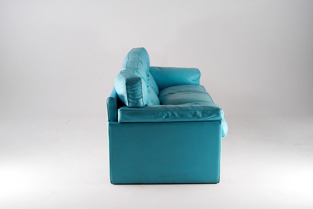 Foto Light Blue Poltrona Frau Sofa Three-Seater b:210