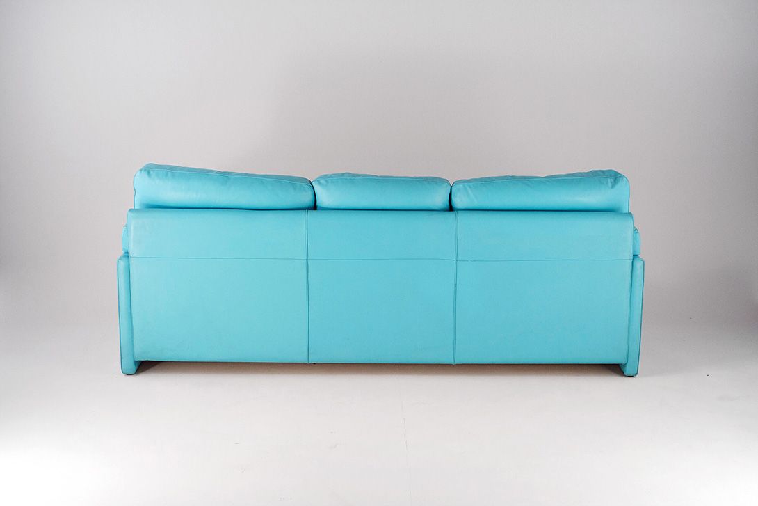 Foto Light Blue Poltrona Frau Sofa Three-Seater b:210