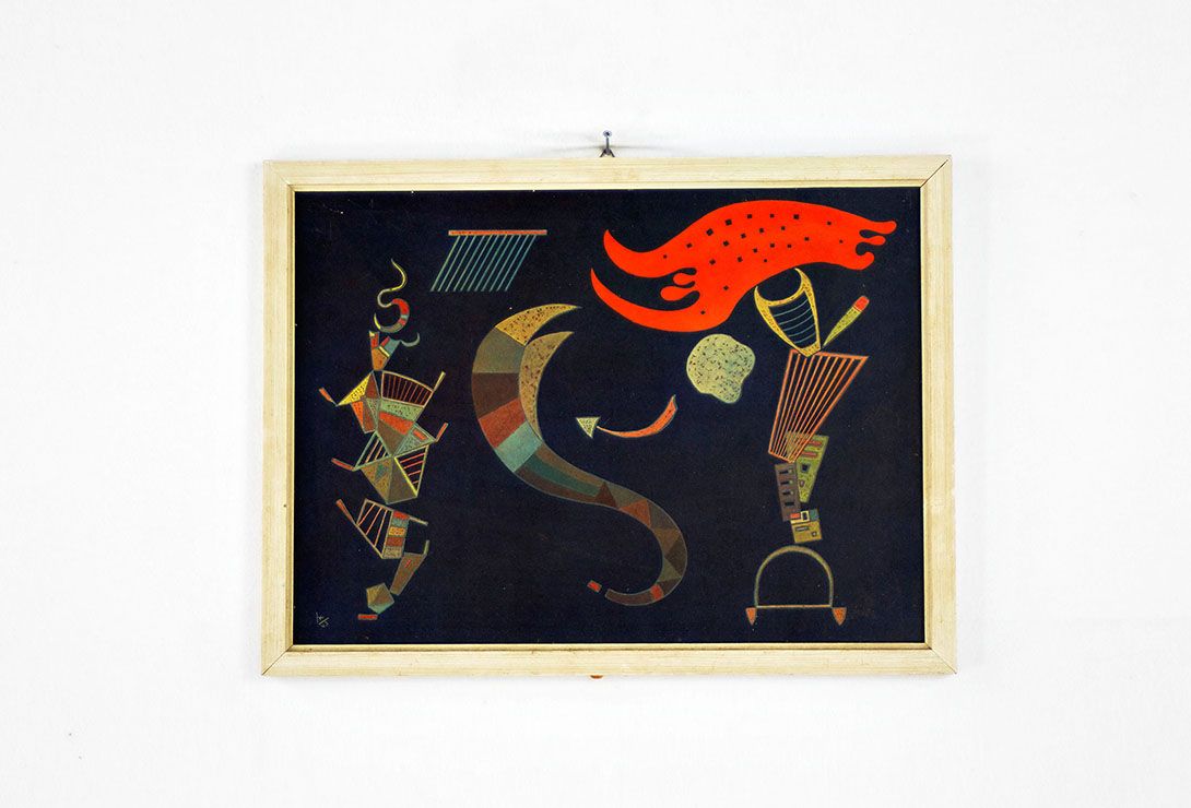 Foto Abstract Oil Painting Amsterdam 1952 h47x62 9B7